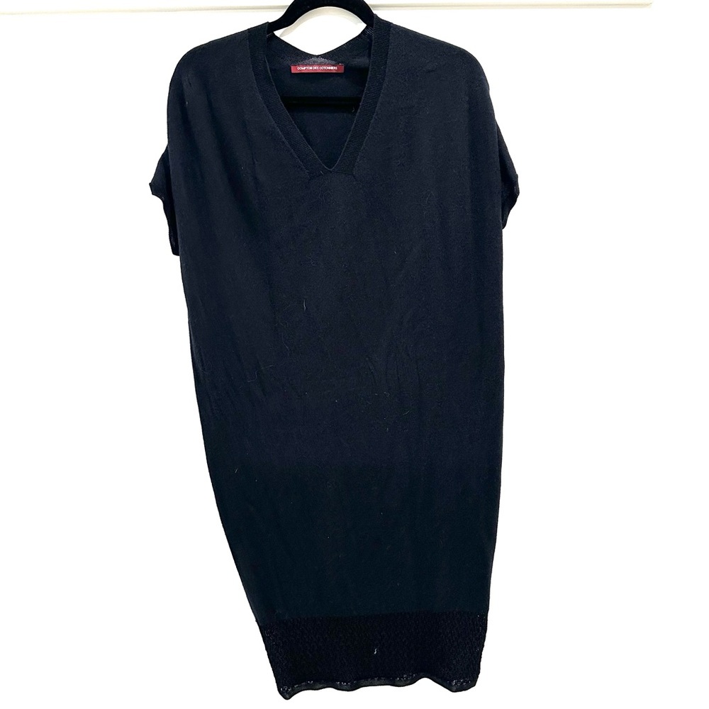 Black sweater dress